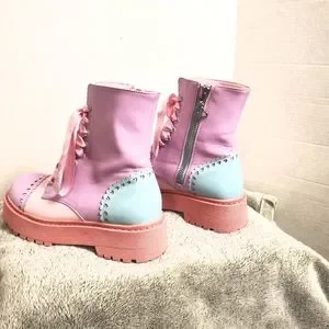 Bubble gum party combat hotsell boots